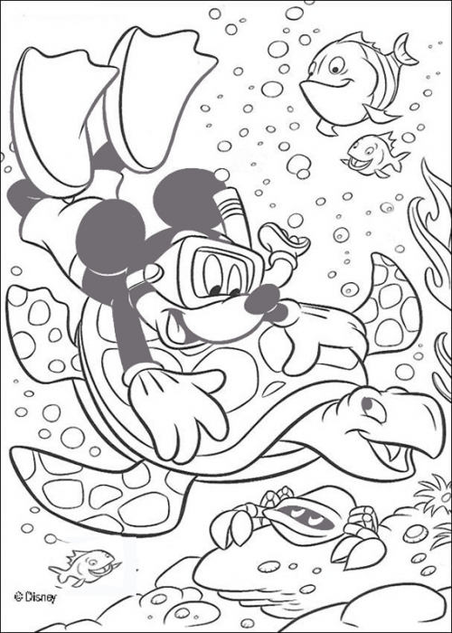 Mickey face scufundari